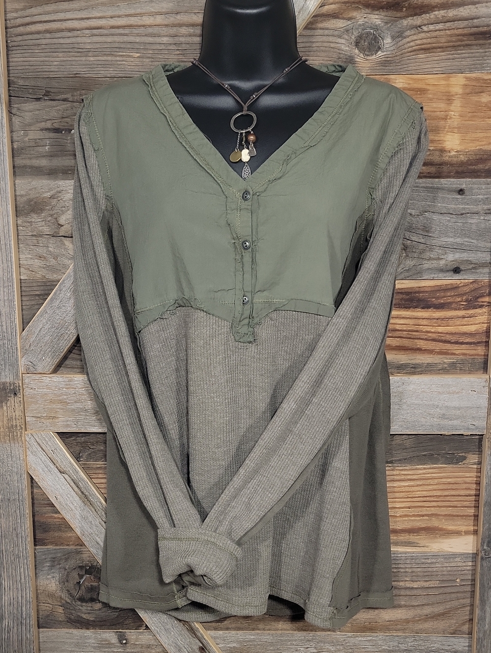 Sundance Waffle Knit Tunic Top